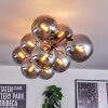 Gastor ceiling light, globe light Smoke-coloured, 10-light sources