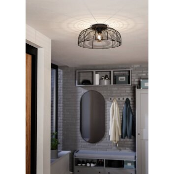 Eglo lights RINROE ceiling light black, 1-light source
