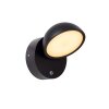 Lucide lights FINN outdoor wall light LED black, 1-light source