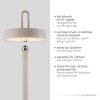 Leuchten Direkt lights AMAG floor lamp LED grey, 1-light source