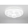 Trio lights Mandala ceiling light LED white, 1-light source, Remote control
