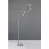 Trio lights Marley floor lamp, Arch lamps matt nickel, 5-light sources