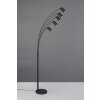 Trio lights Marley floor lamp, Arch lamps black, 5-light sources