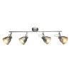 Globo HERNAN ceiling spotlight grey, silver, 4-light sources