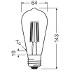 Osram lights E27 2.2 Watt warm white 470 Lumen