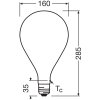 Osram lights E27 7.3 Watt warm white dimmable 806 Lumen