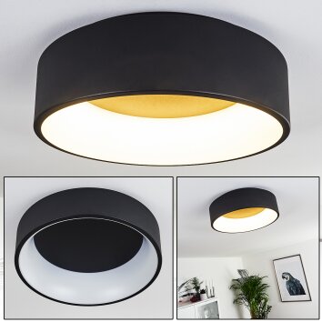 KAMPAL Ceiling Light LED black, 1-light source