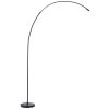 Brilliant lights Bow floor lamp, Arch lamps LED black, 1-light source