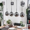 Gastor hanging light, globe light, pendant light Smoke-coloured, 4-light sources