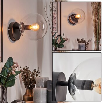 Koyoto globe light, wall light, wall spotlight clear, 1-light source
