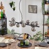 Chehalis globe light, pendant light Smoke-coloured, 10-light sources