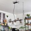 Chehalis globe light, pendant light Smoke-coloured, 8-light sources