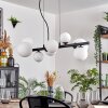 Chehalis hanging light, globe light, pendant light white, 8-light sources
