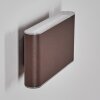 Paranhas outdoor wall light, bathroom light, Up & Down Light, wall light rust-coloured, 1-light source