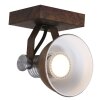 Steinhauer BROOKLY spotlight brown, bronze, rust-coloured, white, 1-light source
