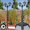 Fornelos outdoor light, lamp post, path light black, 2-light sources