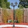 Fornelos outdoor light, lamp post, path light black, 2-light sources