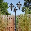 Fornelos outdoor light, lamp post, path light black, 2-light sources