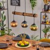 Koyoto hanging light, globe light, pendant light Ecru, black, 3-light sources