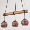 Koyoto hanging light, globe light, pendant light Ecru, black, 3-light sources