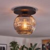 Ripoll ceiling light, globe light Smoke-coloured, 1-light source