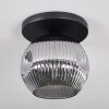 Ripoll ceiling light, globe light Smoke-coloured, 1-light source