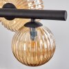 Chehalis hanging light, globe light, pendant light Amber, 8-light sources
