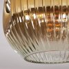 Ripoll ceiling light, globe light gold, clear, 1-light source