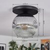 Ripoll ceiling light, globe light Smoke-coloured, 1-light source
