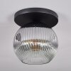 Ripoll ceiling light, globe light Smoke-coloured, 1-light source