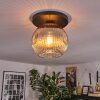 Ripoll ceiling light, globe light Smoke-coloured, 1-light source
