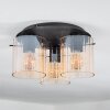 Vireda ceiling light black, 3-light sources