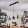 Vireda hanging light, pendant light anthracite, 3-light sources