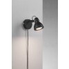 Nordlux ASLAK Wall Light black, 1-light source