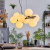 Koyoto hanging light, globe light, pendant light white, 8-light sources