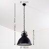 JONSERED Pendant Light black, 1-light source