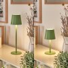 Allen Outdoor table lamp, table lamp LED green, 1-light source