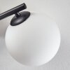 Gastor ceiling light, globe light white, 3-light sources