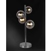 Table Lamp WOFI VILLA chrome, black, 4-light sources