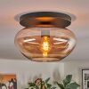 Mertola ceiling light, globe light Amber, 1-light source