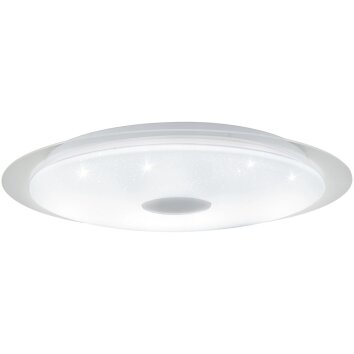 EGLO MORATICA-A Ceiling Light LED transparent, clear, white, 1-light source