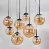 Gastor hanging light, globe light, pendant light Amber, 8-light sources