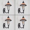 Gascon outdoor wall light, wall light copper, black, 1-light source