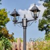 Naofe lamp post, path light black, silver, 2-light sources