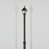 Naofe lamp post, path light black, 1-light source