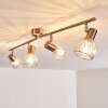 PARADO Ceiling light matt nickel, 4-light sources