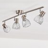PARADO Ceiling light matt nickel, 4-light sources