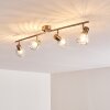 PARADO Ceiling light matt nickel, 4-light sources