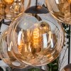 Gastor hanging light, globe light, pendant light Amber, 8-light sources