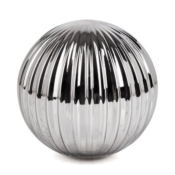 Glass lamp shade  Chehalis replacement glass, spare part 12 cm Smoke-coloured